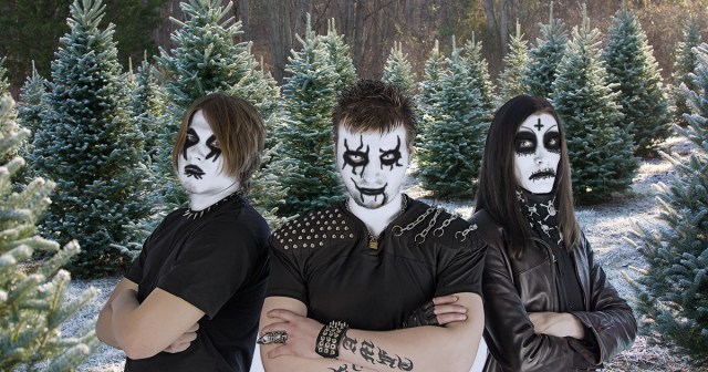 Black Metal Band’s Publicity Photos Clearly Taken at Christmas Tree Farm