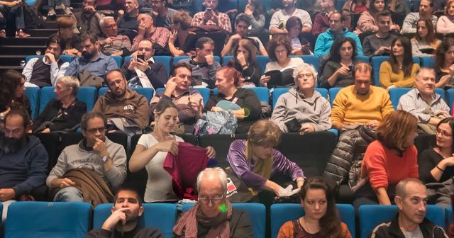 Local Woman Folds Laundry During Live Podcast Taping
