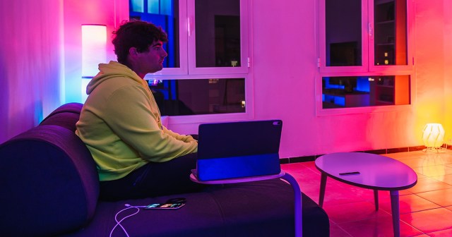 $20 LED Strip Transforms Dank Studio Apartment Into Enchanting Fuck Dungeon