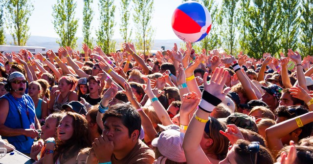 Band Getting Pretty Jealous of All the Attention Beach Ball in Crowd Is Attracting