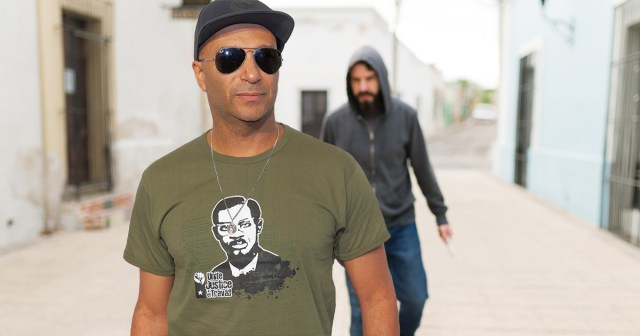 “Good Artists Borrow, Great Artists Steal” Whispers Man Before Mugging Tom Morello
