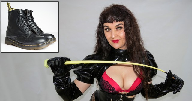 Dominatrix Makes Sub Break In Her Doc Martens