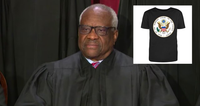 Report: Clarence Thomas Received 50% of Supreme Court Merch Sales Without Disclosing It