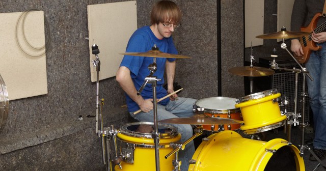 Drummer Who Accidentally Dropped Stick During Performance Unable to Make Eye Contact With Anyone Ever Again