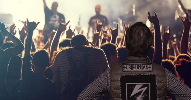 Tech-Bro at Oakland Punk Show Puts Patches on Patagonia Vest
