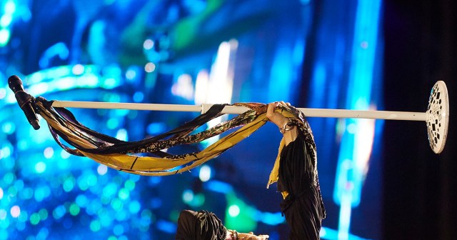 Aerosmith Microphone Stand Can’t Wait to Get Home and Take This Fucking Tie Off