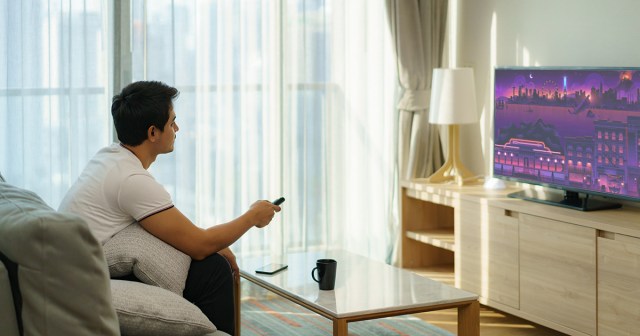 Stoned Man Finally Decides Where He Wants to Live in Roku City Screensaver