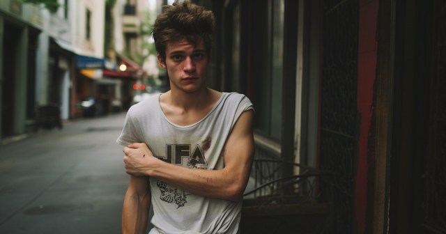 Desperate Man Hides Crust Punk Bite From Other Survivors