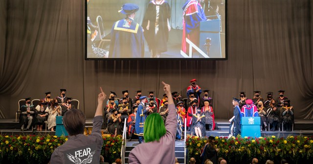 Punk Family Boos As Son Walks Up to Receive Diploma