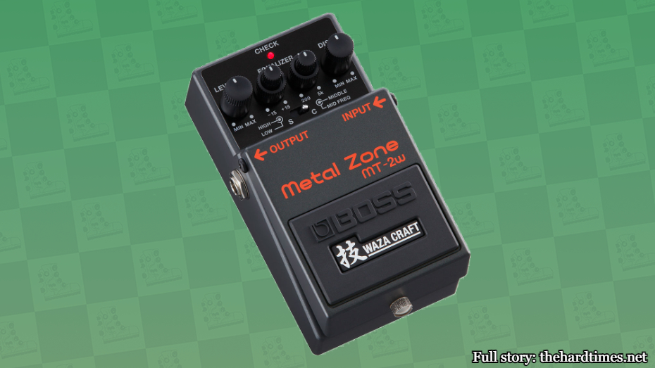 Photo of Boss MT-2W Metal Zone Waza Craft distortion pedal