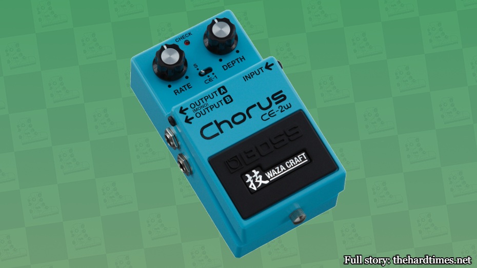 Photo of Boss CE-2W Chorus Waza Craft pedal