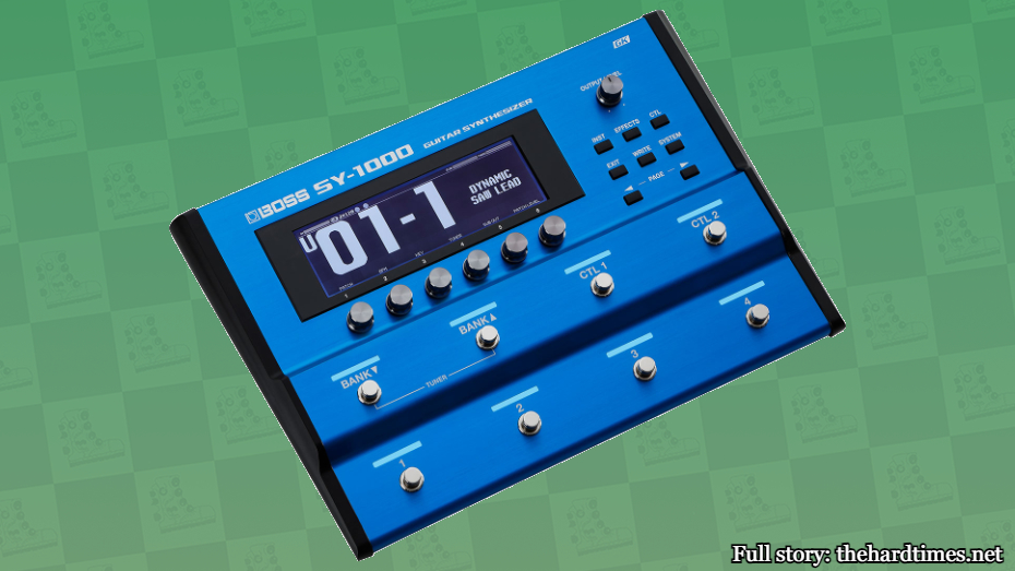 Photo of Boss SY-1000 guitar synthesizer pedal