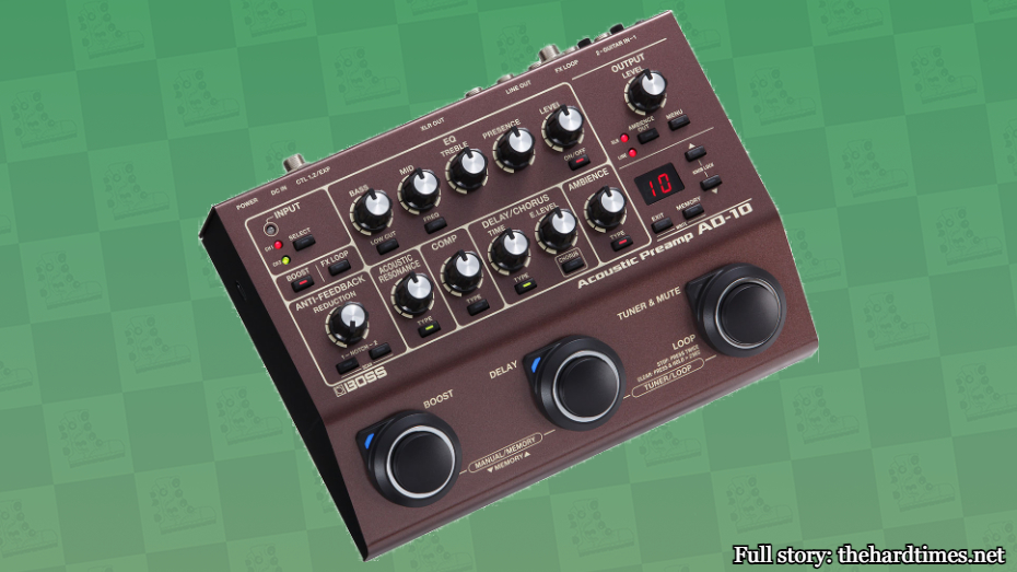 Photo of Boss AD-10 Acoustic Preamp pedals