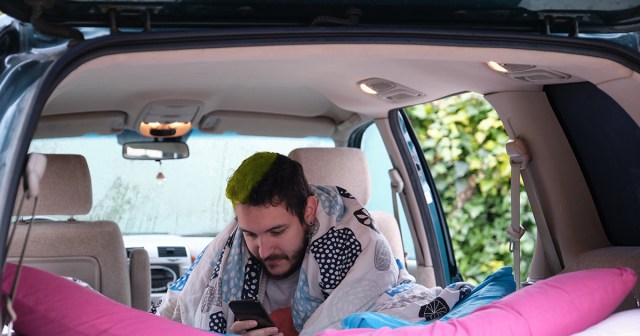 Punk Living in Car Not Sure if He Needs Auto or Homeowners Insurance