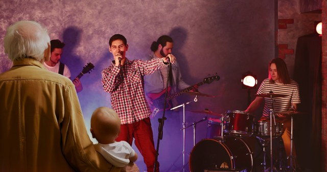 Crowd at All-Ages Show Comprised of 91-Year-Old and an Infant