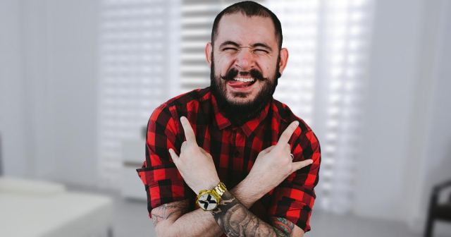 Aging Hardcore Guy Receives Gold X Swatch at Mosh Retirement Party