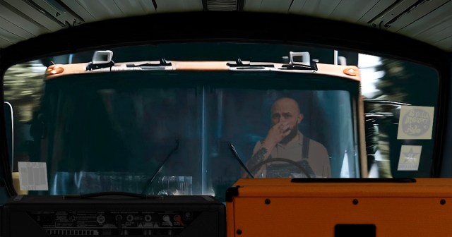 Garbage Truck Driving Behind Punk Band’s Tour Van Can’t Believe the Stench