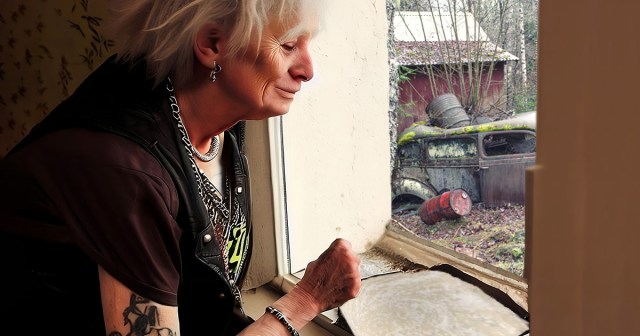 Crust Punk Grandma Places Pan of Crack on Windowsill to Cool
