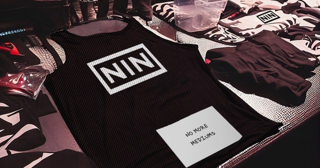 Nine Inch Nails Merch Table Out of Medium Mesh Tank Tops Again