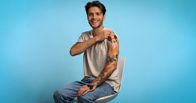 Wasted Potential? This Guy Has a Full Sleeve of Disney Tattoos