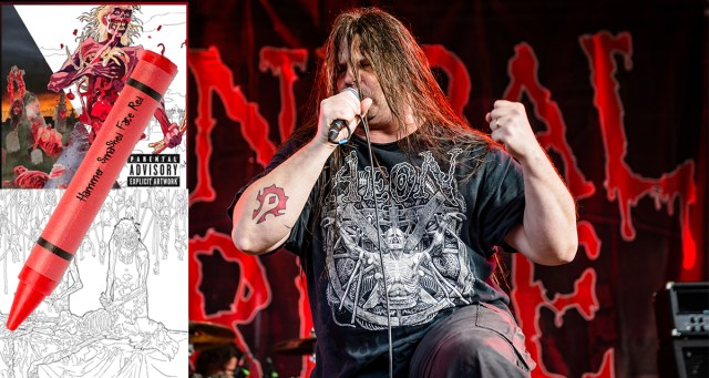 New Crayola Crayon Color “Hammer Smashed Face Red” to Accompany Release of Cannibal Corpse Coloring Book