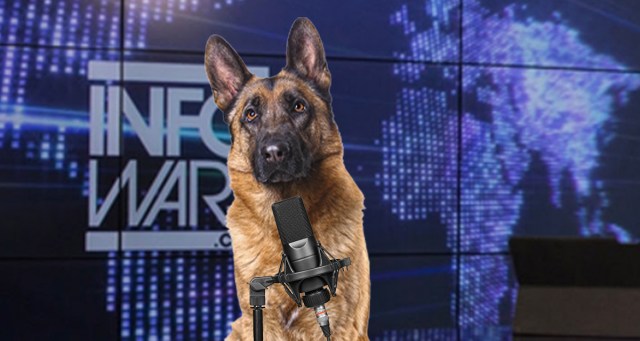 Alex Jones’ Dog Claims to Be In Possession of Documents Linking Mysterious Dog Illness to Lab in China