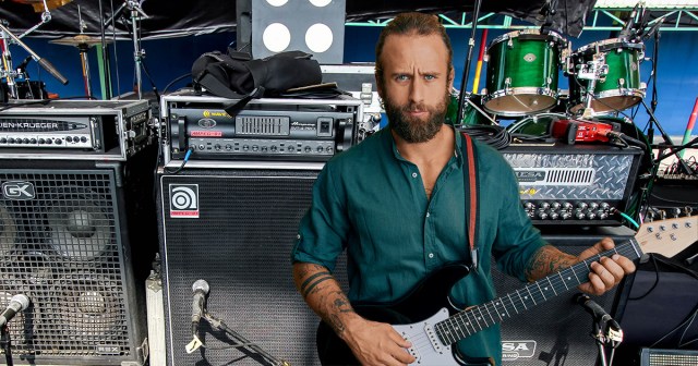 Drone Metal Guitarist Kicking Himself After Playing Wrong Note For Entire Show