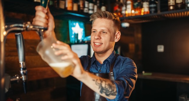 Bartender Dumps Full Beer Onto Floor Every 15 Minutes At Dive Bar To Keep Ambiance