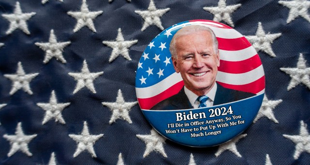 Biden Announces 2024 Campaign Slogan “I’ll Die in Office Anyway, So You Won’t Have to Put Up With Me for Much Longer”