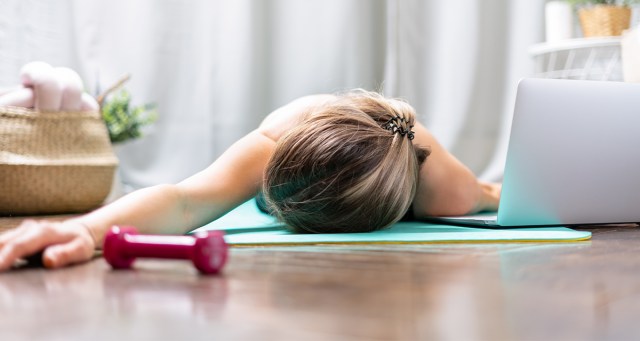 How to Work Out Using Just The Crushing Weight of Your Own Existence