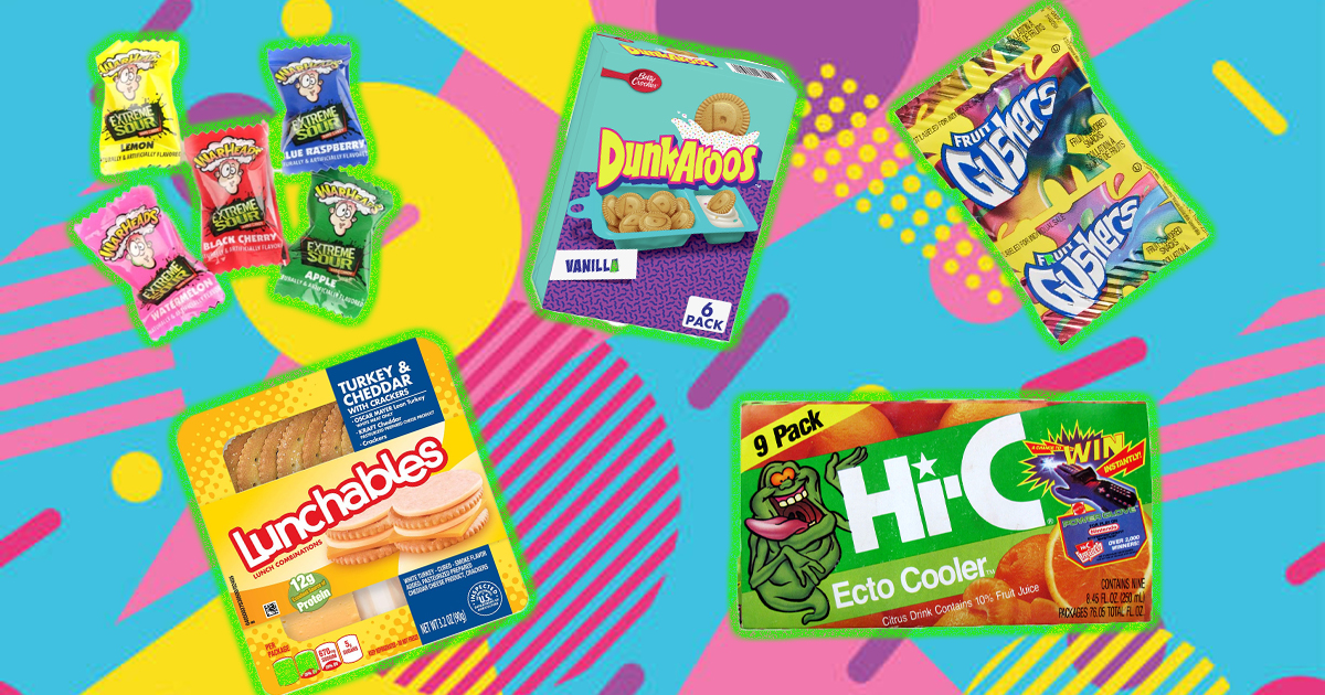 We Revisit the Top 30 '90s Kid Snacks in an Attempt To Feel ...