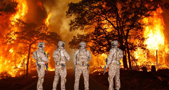 Gov. Abbott Enlists Texas National Guard to Shoot at Wildfires