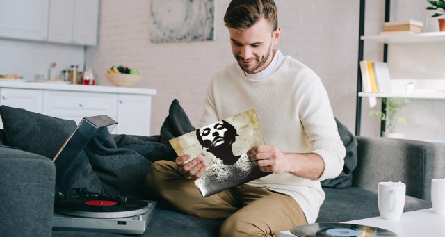 Limited Edition $200 Red and Gold Swirl “Jane Doe” Record Played on $29 Amazon Turntable