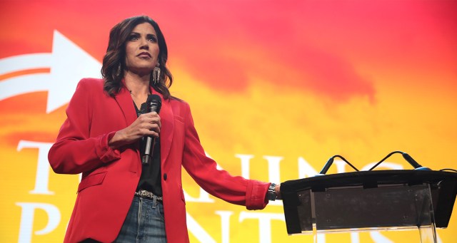 Kristi Noem Saves Face by Claiming Dog She Shot Was Infected with Woke Mind Virus