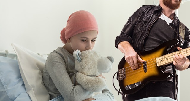 Make-A-Wish Kid Visited by Local Bassist Realizes Life Could Be Much Worse