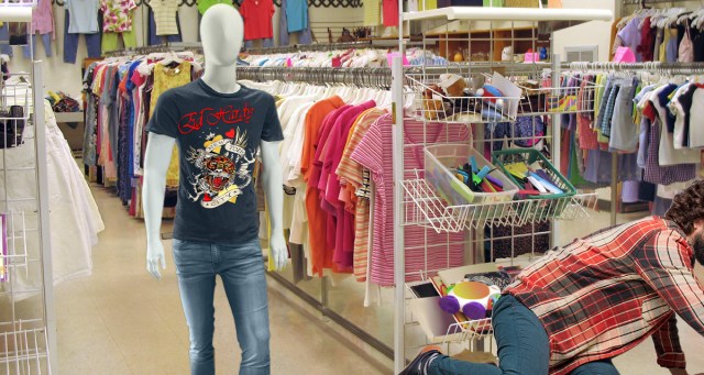 Mannequin Wearing Ed Hardy T-Shirt Starts Fight With Customer at Goodwill