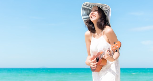 Ukulele Player Realizes Full Potential Recording Song for Herpes Medication Ad Campaign