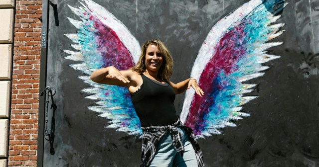 How I Drove Up Rents In My Neighborhood By Painting Wings On A Wall