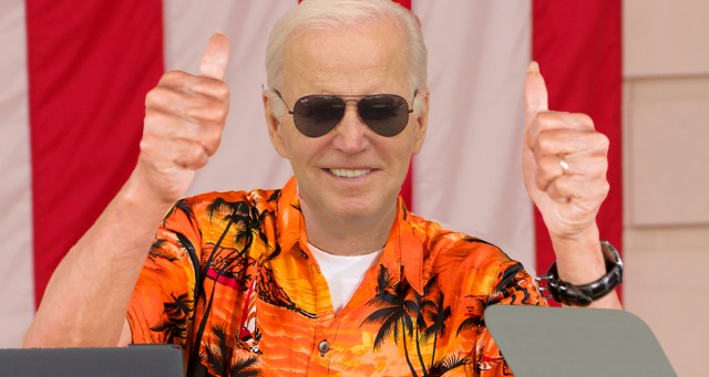 Biden Aides Heatwave Crisis by Supplying Every American With New Pair of Aviator Sunglasses
