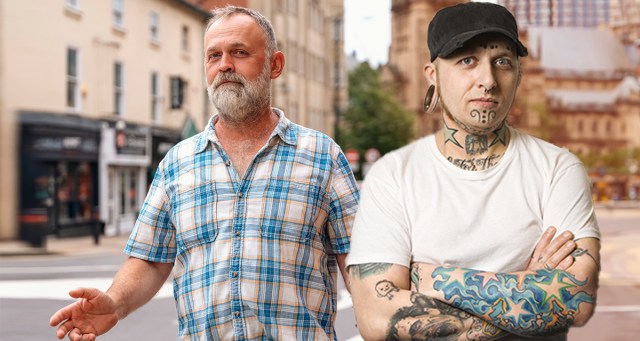 Punk and Jock Unaware They’re Bonding Over Hating Completely Different Eagles