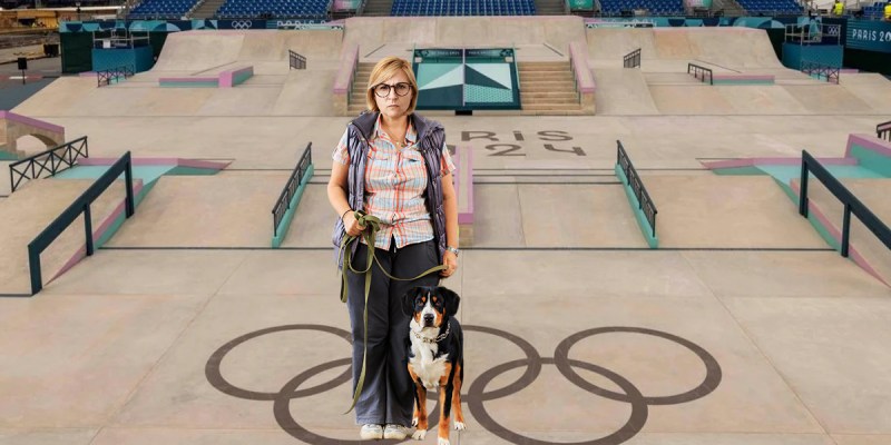 Competitive Scaring Olympic Skateboarding Competition Interrupted by Irate Woman Who Says ...