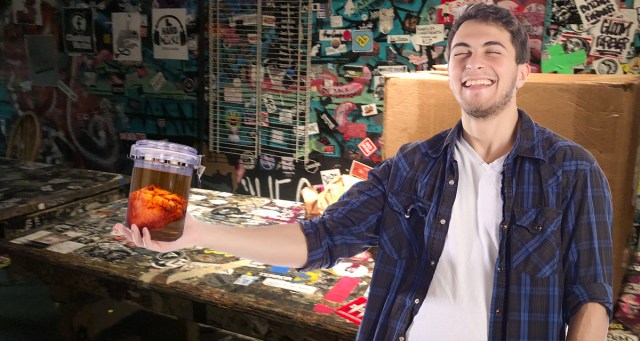 Carcass Merch Table Accepts Cash, Card, Medical Specimens