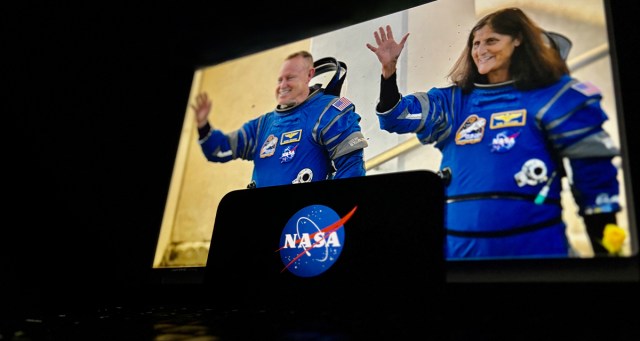 Lucky Astronauts Still Stranded in Space During Election Year