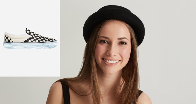 Ska Cinderella Presented With Pair of Glass Checkered Vans