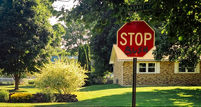 I Spray Painted “BUSH” on a Stop Sign in 2004 and That Was the Height of My Activism