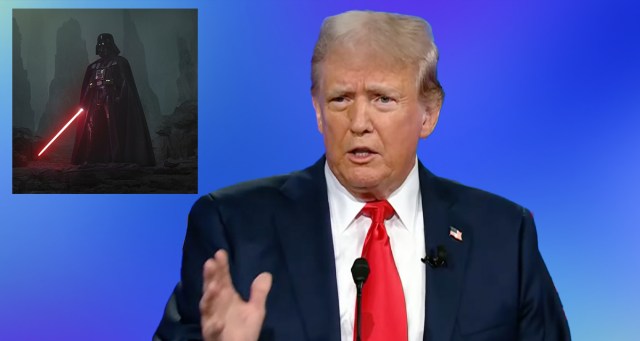 Trump Deviates From Debate To Deliver Tangent About “The Late Great Darth Vader” And His “Wonderful Empire”