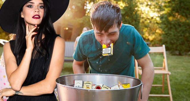 Punk Halloween Party Has Guests Bob for Cigarettes