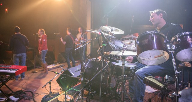 Totally Pathetic Local Band Actually Gives It Their All Onstage