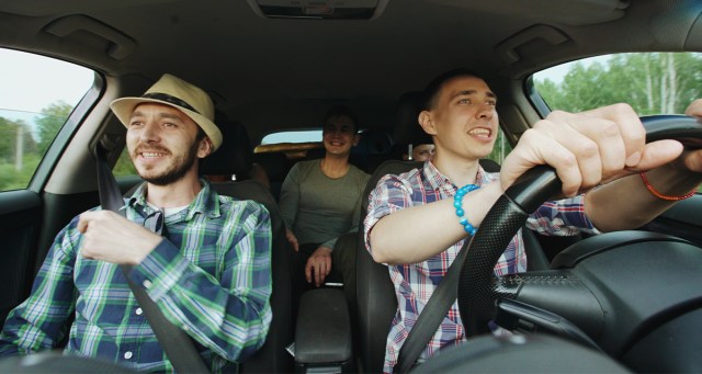 Embarrassing! This Guy Clearly Started Singing the Words To “Guerrilla Radio” When “Testify” Came On And Everyone In the Car Heard It