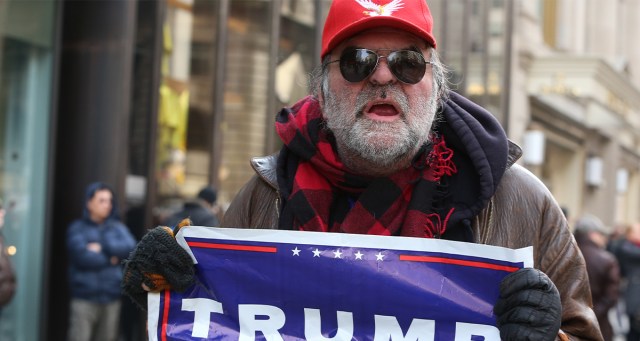 Trump Voter a Little Disappointed He Won’t Get To Shit on Desk in Capitol This Time